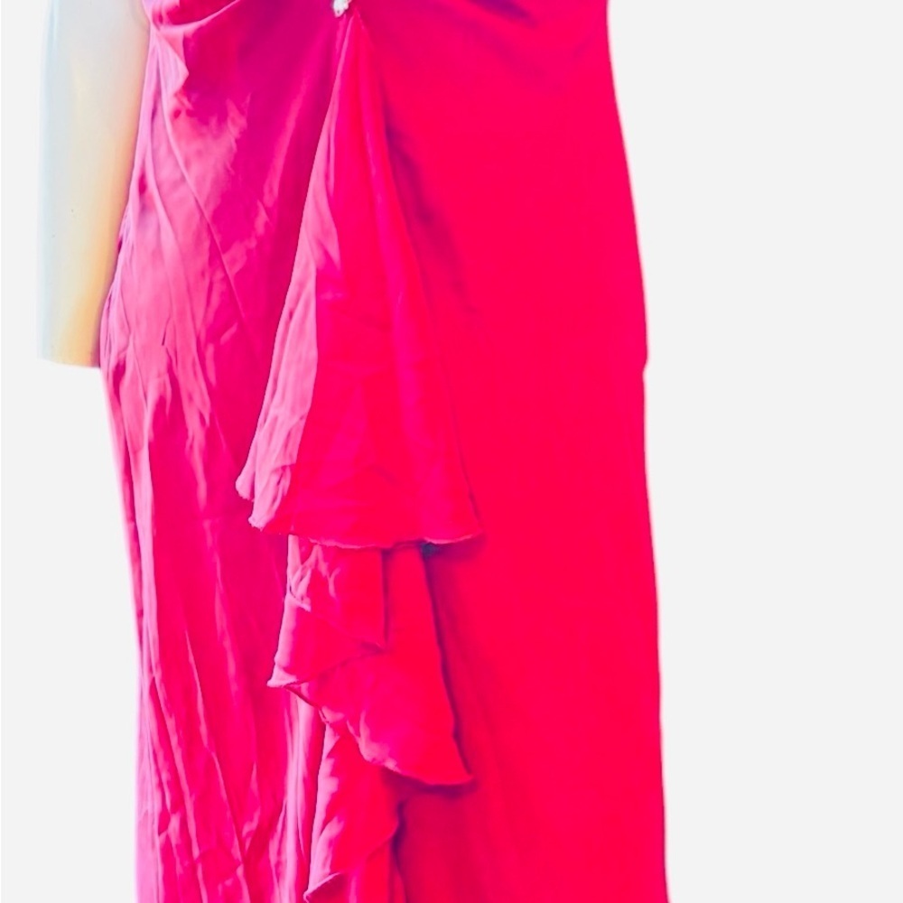 Milano Red ruffle dress - Picture 5 of 13